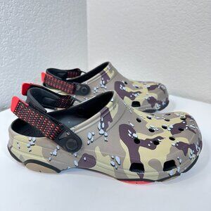 CROCS Classic All Terrain Desert Camo Clogs Sandals {Mens Size 11} EUC